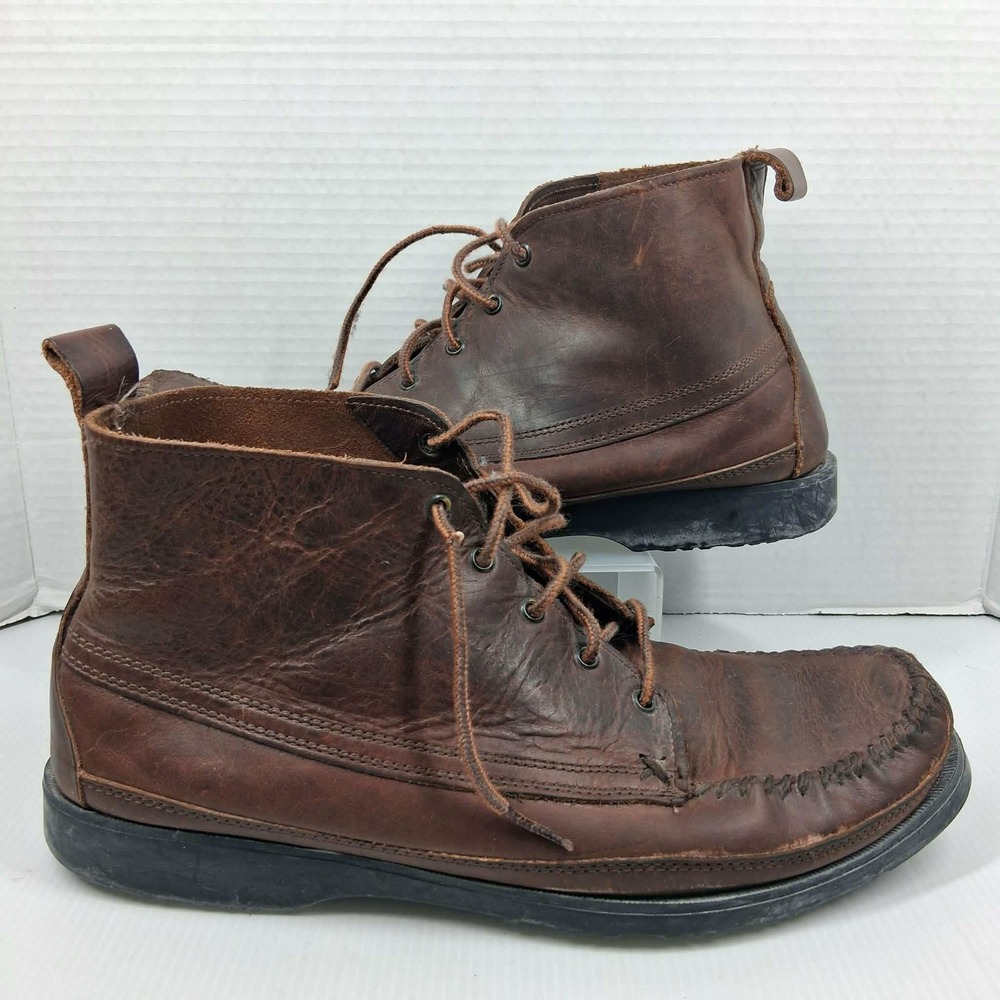 Dexter Mens Brown Leather Moc Toe Chukka Boots Made in USA Size 12 M 3011250